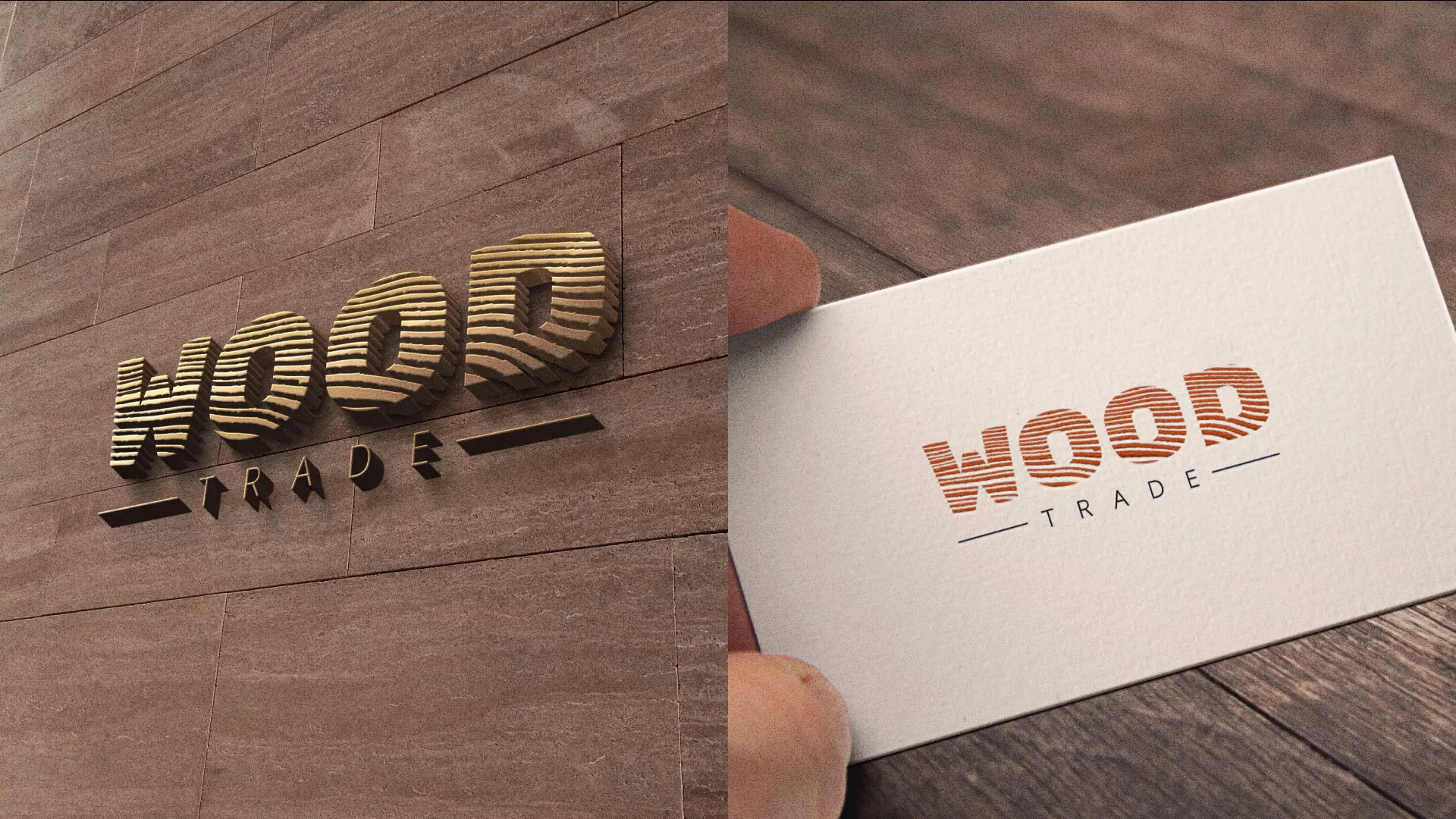 Разработка логотипа для компании «Wood Trade» в Бирске
